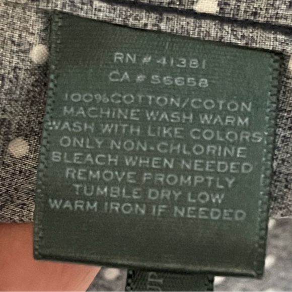 Lauren Ralph Lauren medium blue with white polka dots - Picture 4 of 6